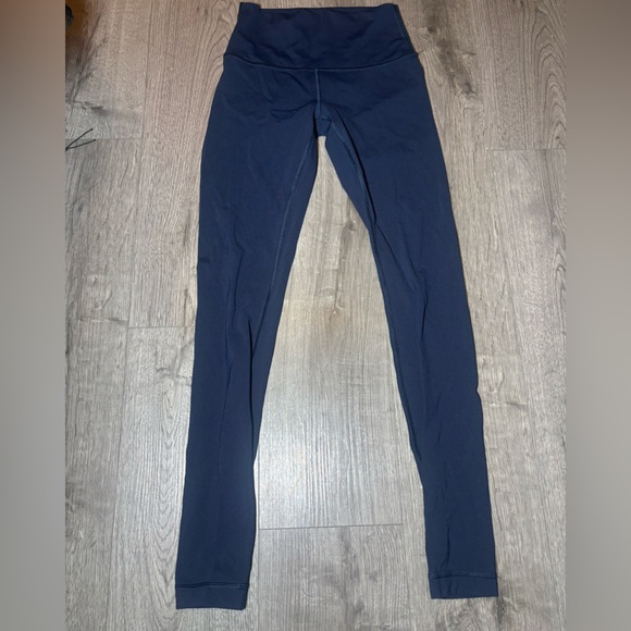 Lululemon Women’s Wunder Under HR Tight leggings in blue size 4 NWOT - Picture 2 of 5